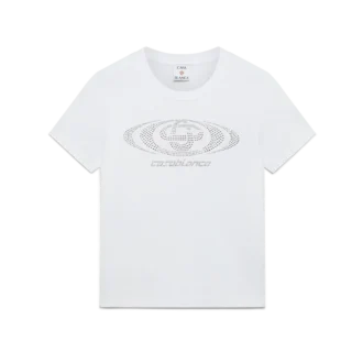 Camiseta ajustada de pantalón corto con logotipo Crystal Warped