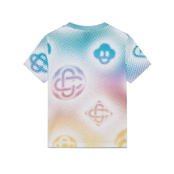 Camiseta ajustada de pantalón corto con logotipo en semitonos