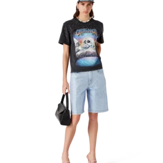 Camiseta con adornos de cristal de La Pramonition