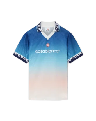 Camiseta de fútbol con degradado de jacquard