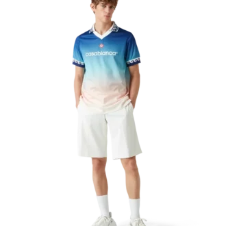 Camiseta de fútbol con degradado de jacquard