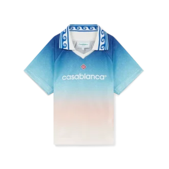 Camiseta de fútbol con monograma jacquard