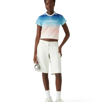 Camiseta de fútbol con monograma jacquard