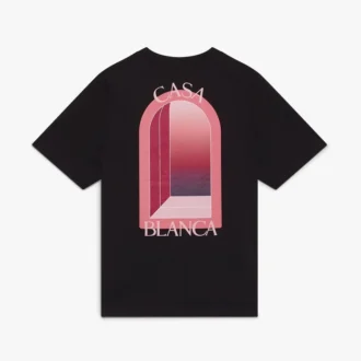 Camiseta de manga corta Black Arches en pantalones cortos