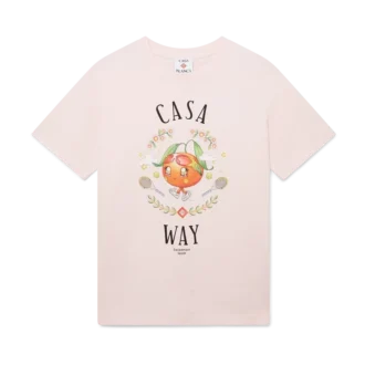 Camiseta de manga corta con la mascota naranja de Casa Way