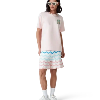 Camiseta de manga corta L’arche De Tennis en pantalones cortos Camiseta de manga corta L’arche De Tennis en pantalones cortos