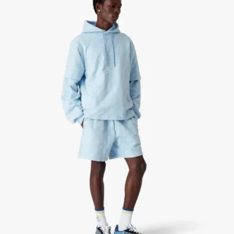 Camiseta oversize de manga corta con monograma aplicado