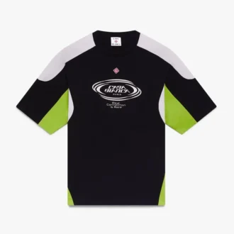 Camiseta oversize de pantalón corto con bloques de color