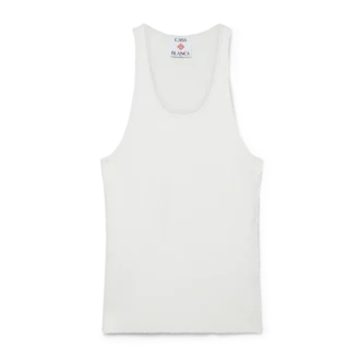 Camiseta sin mangas de punto bouclé