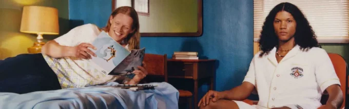 Chanclas de piscina Monogram blancas para hombre