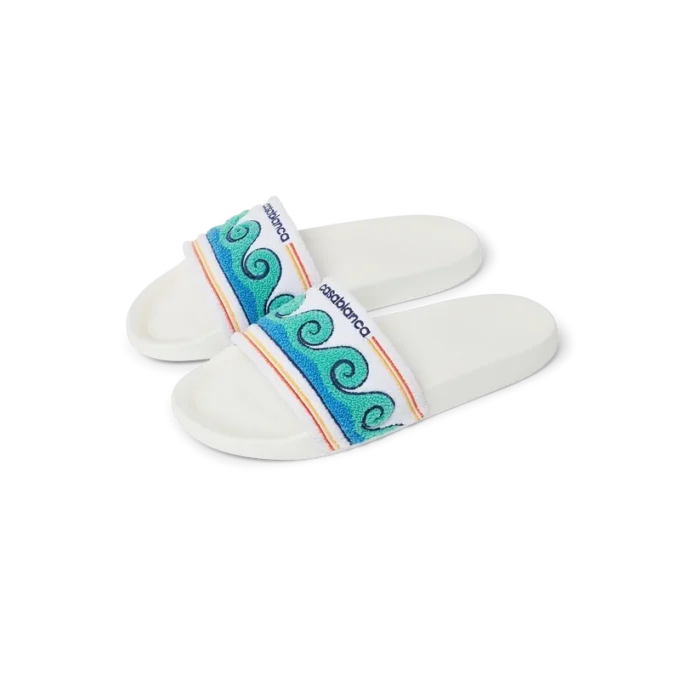 Chanclas de rizo Greco Wave para mujer