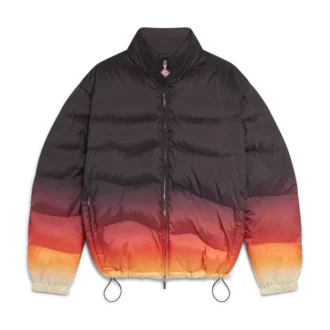 Chaqueta acolchada con estampado degradado