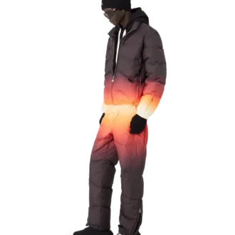 Chaqueta acolchada con estampado degradado