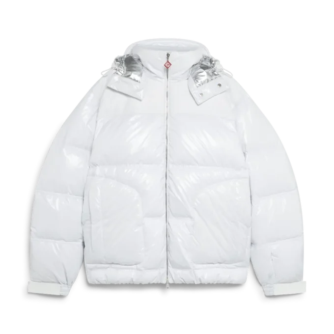 Chaqueta acolchada de nailon y ripstop