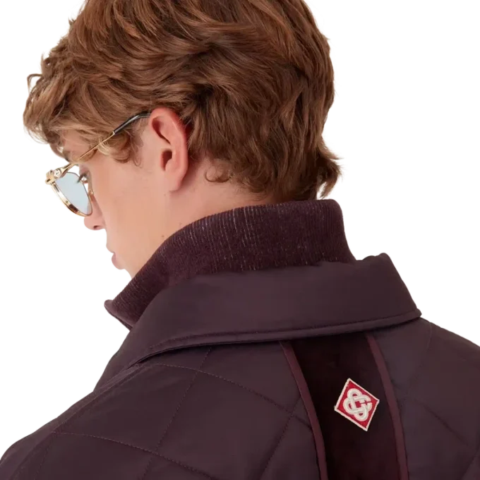 Chaqueta acolchada de satén Chaqueta acolchada de satén