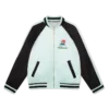 Chaqueta bomber de satén bordada