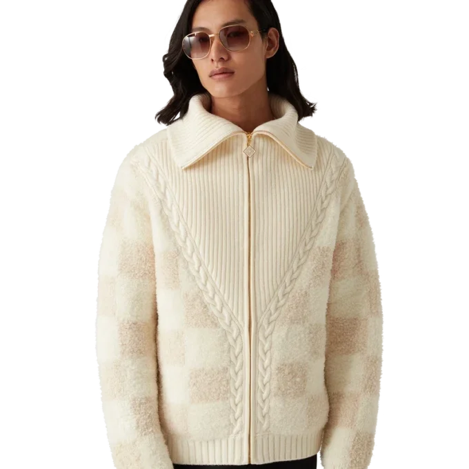 Chaqueta de forro polar de merino