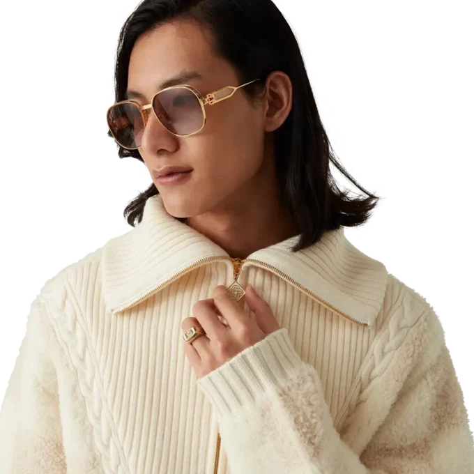 Chaqueta de forro polar de merino