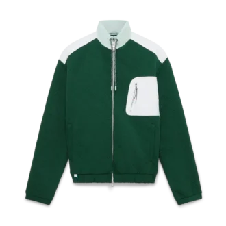 Chaqueta de jacquard de nailon con monograma