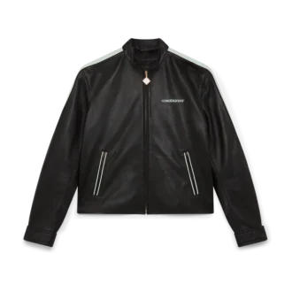 Chaqueta de motociclista de cuero