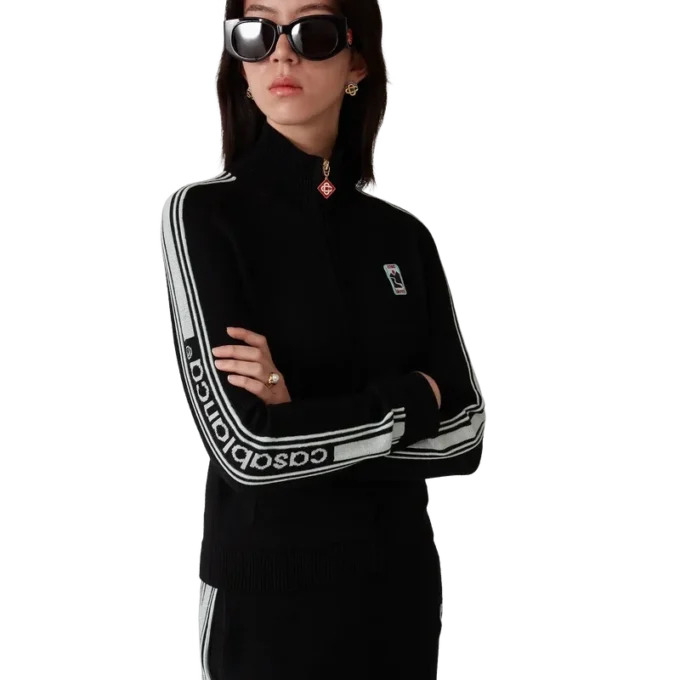 Chaqueta deportiva de punto merino Chaqueta deportiva de punto merino