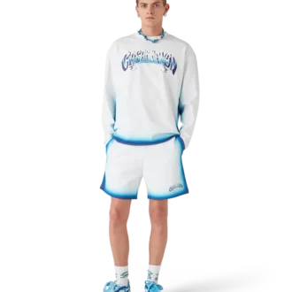 Collar azul con nudo