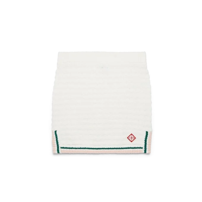 Falda de bouclé de algodón