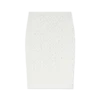 Falda de punto con monograma de cristal