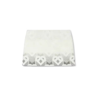 Falda de rizo con monograma de corazones degradado