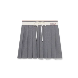 Falda de tenis de punto de merino Falda de tenis de punto de merino