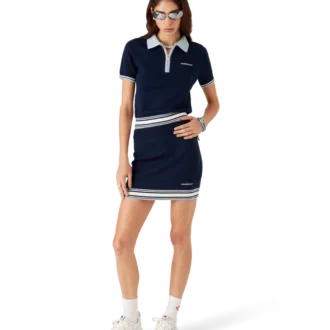 Falda de tenis de punto de merino