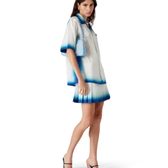 Falda plisada de seda Casa Way Skate