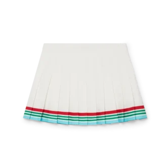 Falda plisada de seda Casa Way World Series