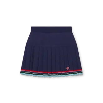 Falda plisada estilo béisbol