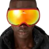 Gafas de esquí con degradado rojo y naranja Gafas de esquí con degradado rojo y naranja