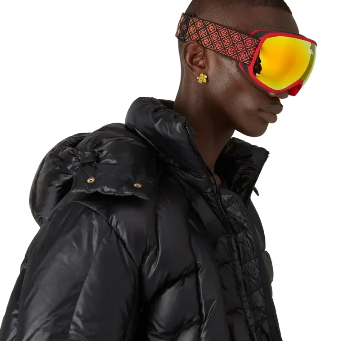 Gafas de esquí con degradado rojo y naranja Gafas de esquí con degradado rojo y naranja