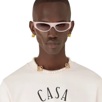 Gafas de sol deportivas rosas