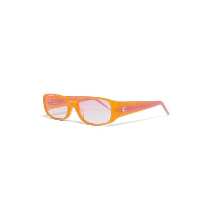 Gafas de sol finas en rosa y naranja