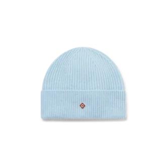 Gorro de punto elástico de lana