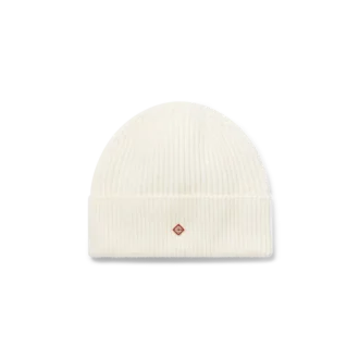 Gorro de punto elástico de lana