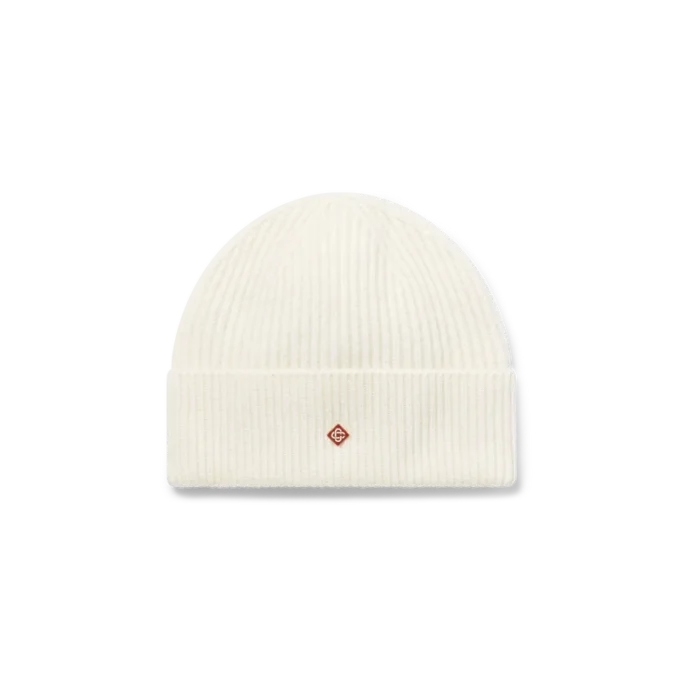 Gorro de punto elástico de lana