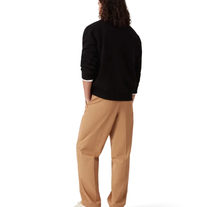 Jersey de algodón con bordado de setas