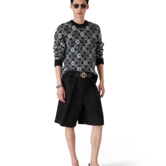 Jersey de mohair con monograma