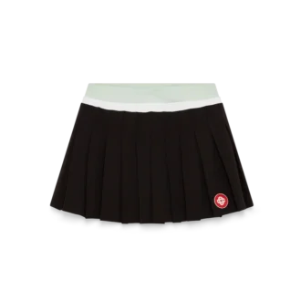 Minifalda plisada de neopreno