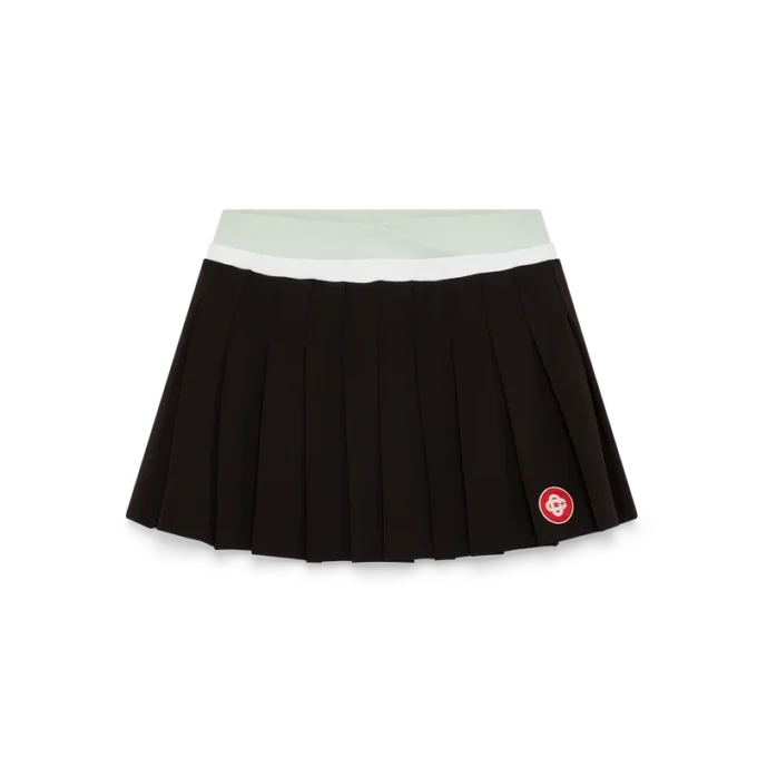 Minifalda plisada de neopreno