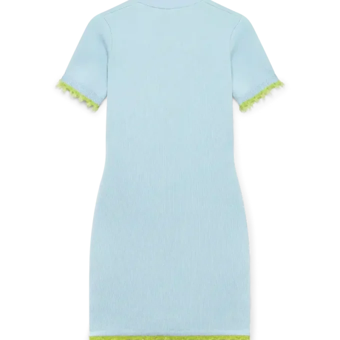 Minivestido de merino de doble cara