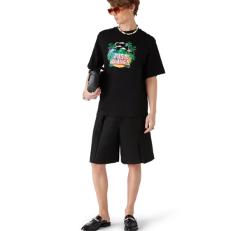 Mocasín sin cordones Bamboo negro