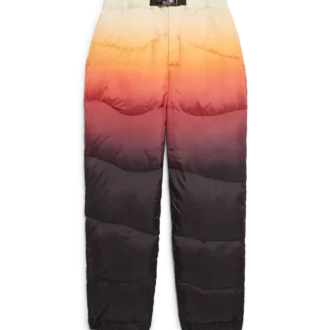 Pantalones acolchados de nailon degradado