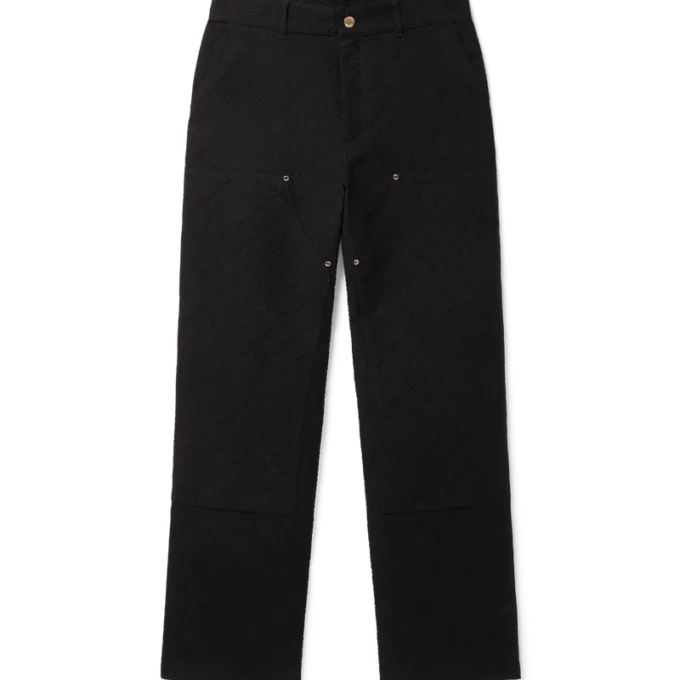 Pantalones cargo de jacquard
