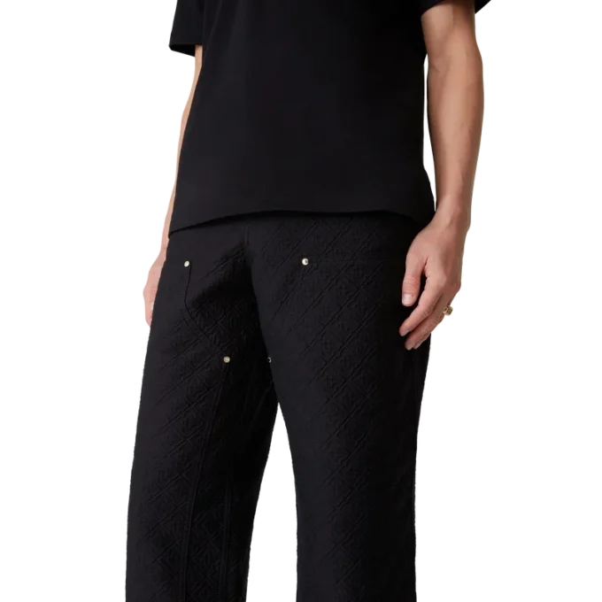 Pantalones cargo de jacquard